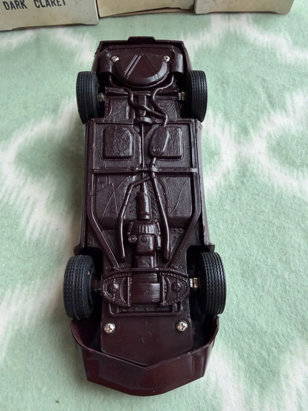 Vintage 1982 Corvette Original GM Promotional Model - Dark Claret NEW in box